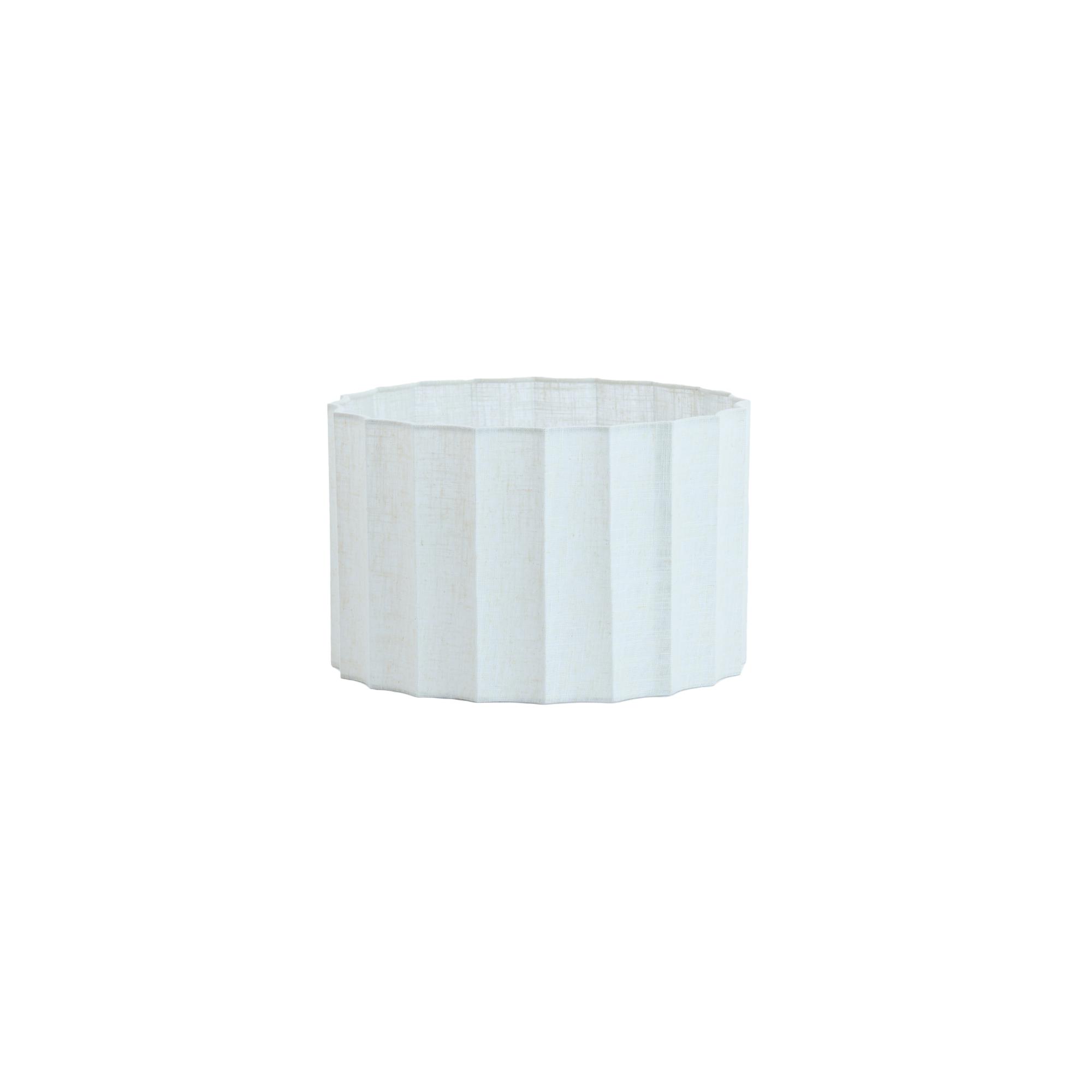 Light & Living lampenkap Disli - wit - 35x35x22cm