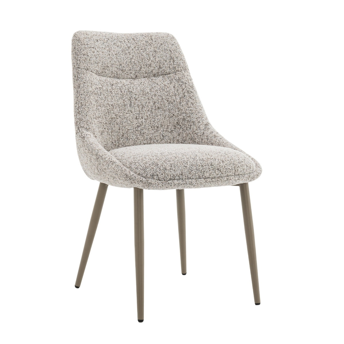 DÉJA Living Eetkamerstoel Malou - Beige/Taupe - Set van 2