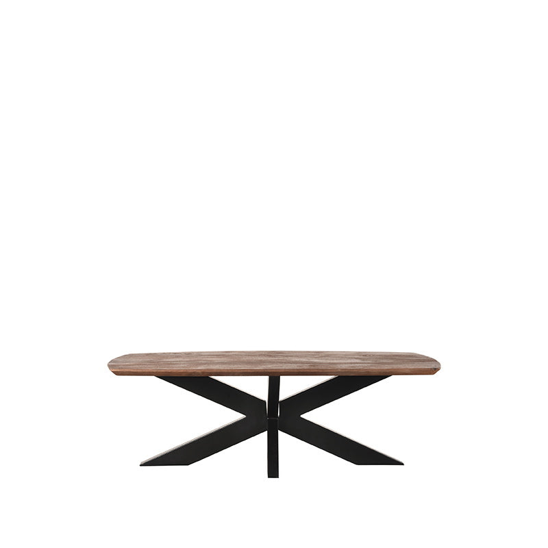 LABEL51 Salontafel Zane - Donkerbruin Mangohout - 120x56x40cm