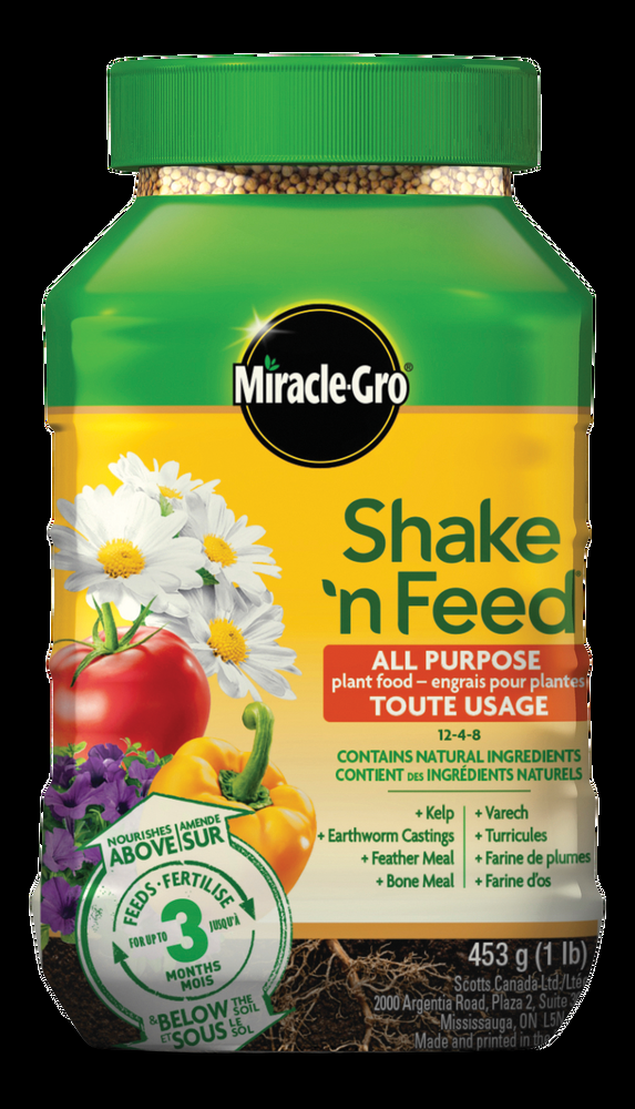 Miracle-Gro® Shake N Feed All Purpose Continuous Release Plant Food, 453-g
