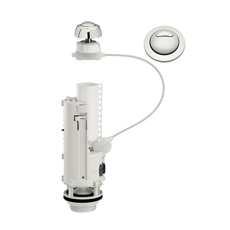 Mécanisme de WC Siamp avec bouton-poussoir à câble 3/6 L SANINSTAL