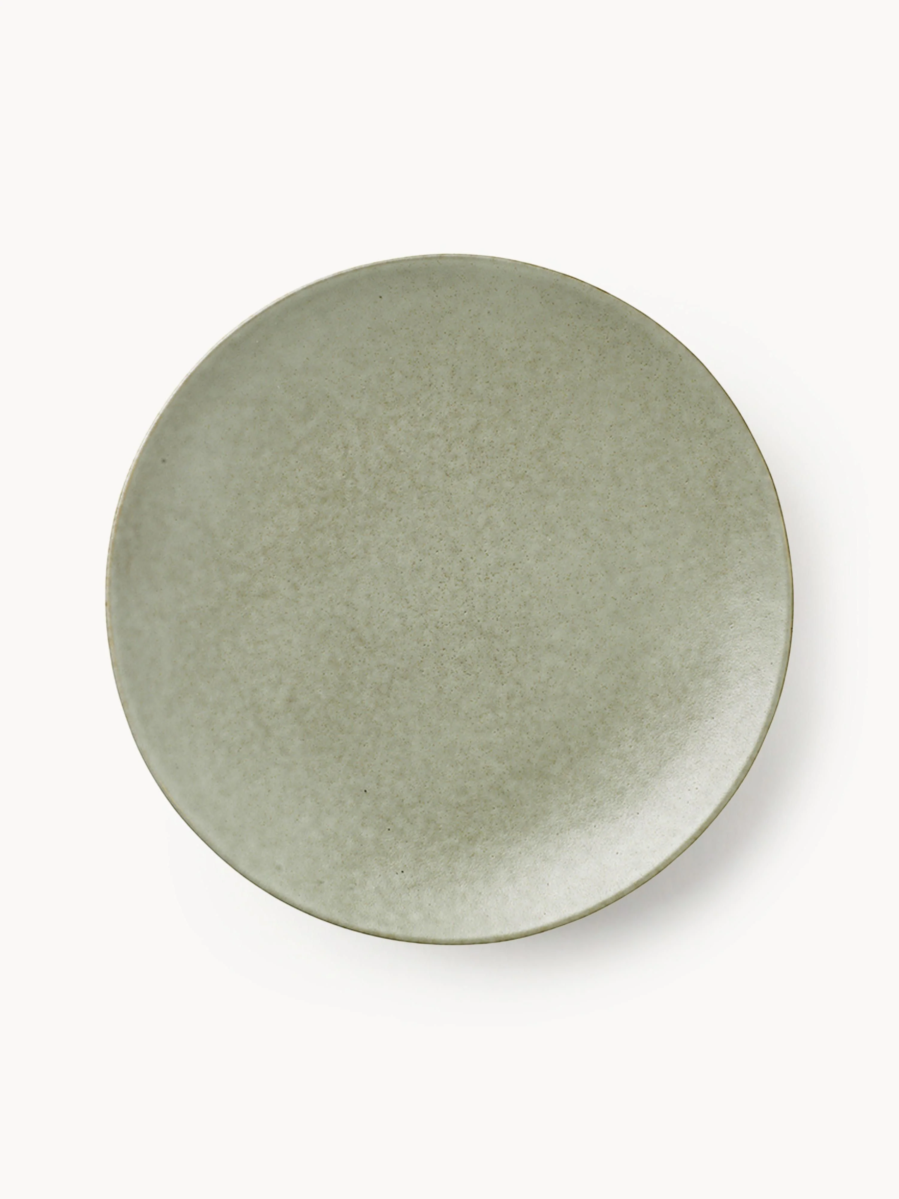 Handgefertigte Speiseteller Nordic Marsh, 4er-Set