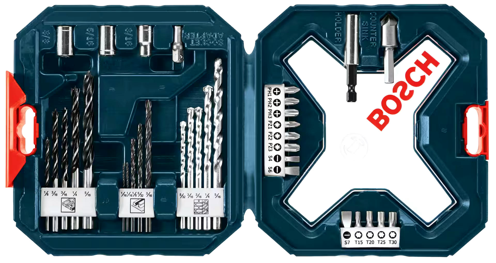Bosch Drill Drive Set, 34-pcs