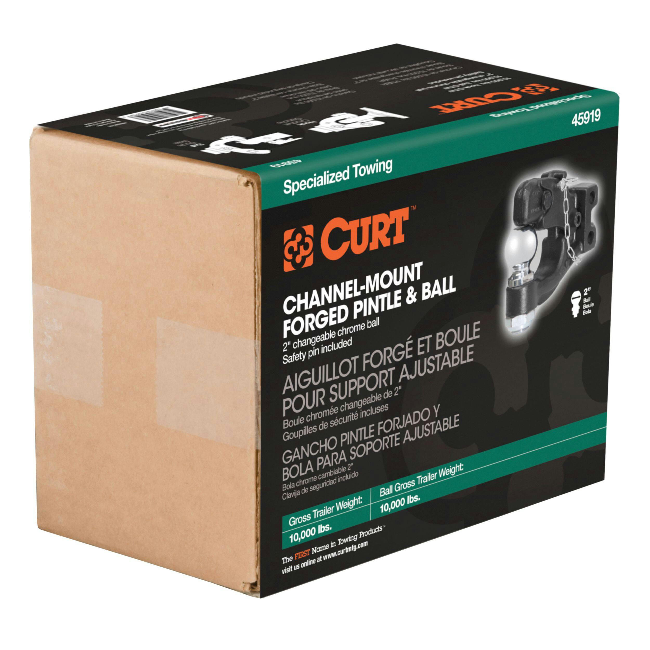 CURT Replacement Channel Mount Ball & Pintle Hitch
