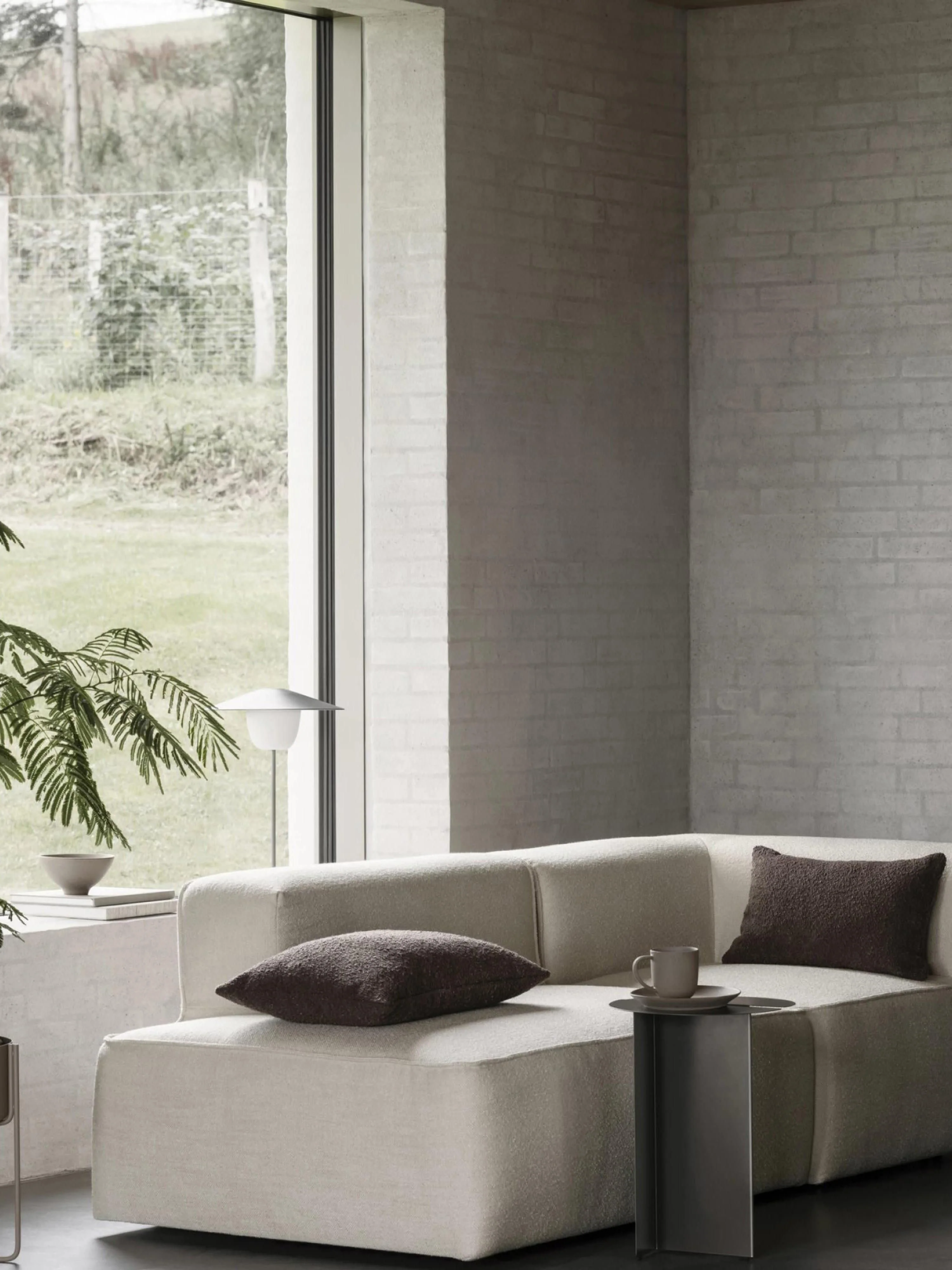 Runder Beistelltisch Oru mit Antik-Finish