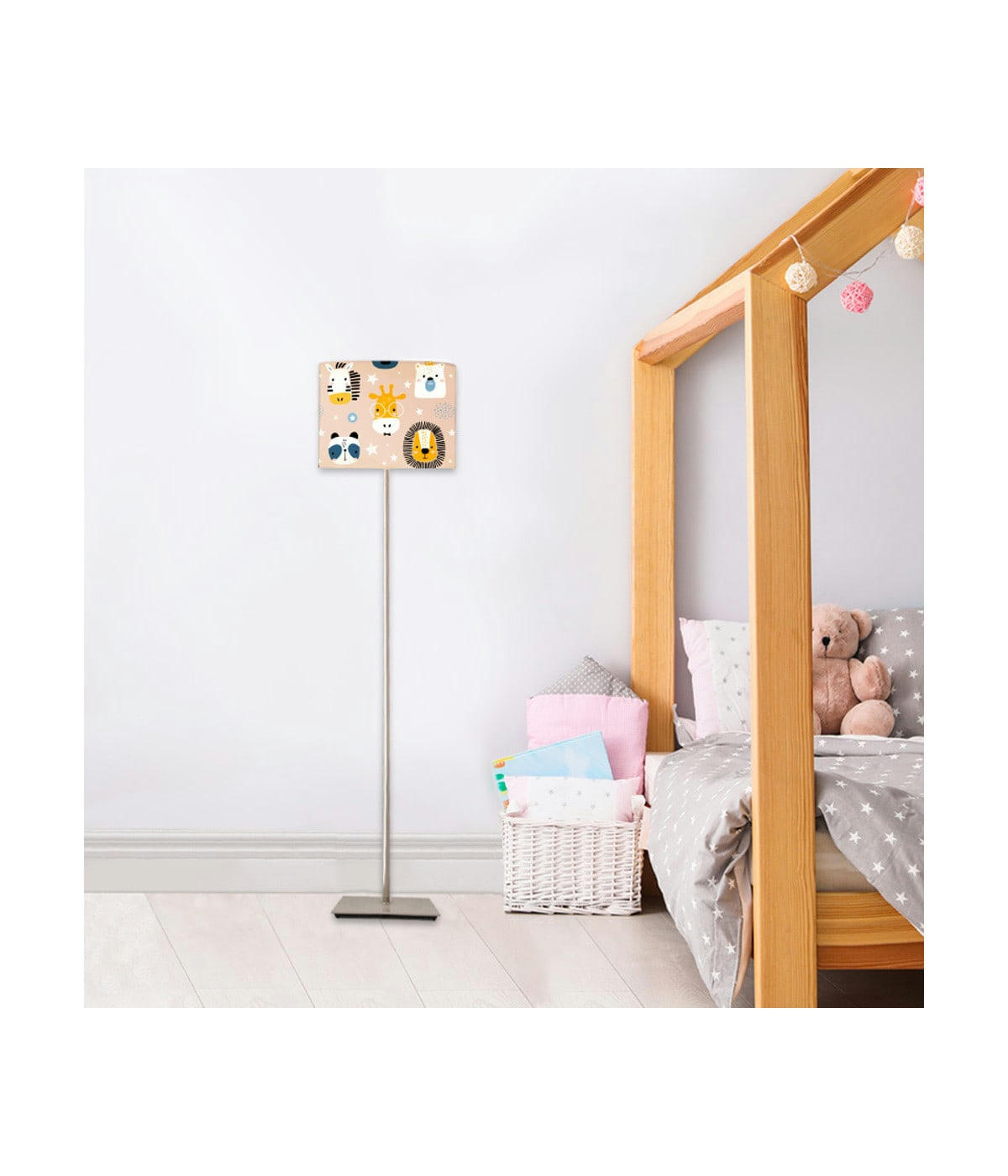 ENFANT - Abat-jour lampadaire enfant Savane Nymphéa D: 45 x H: 25