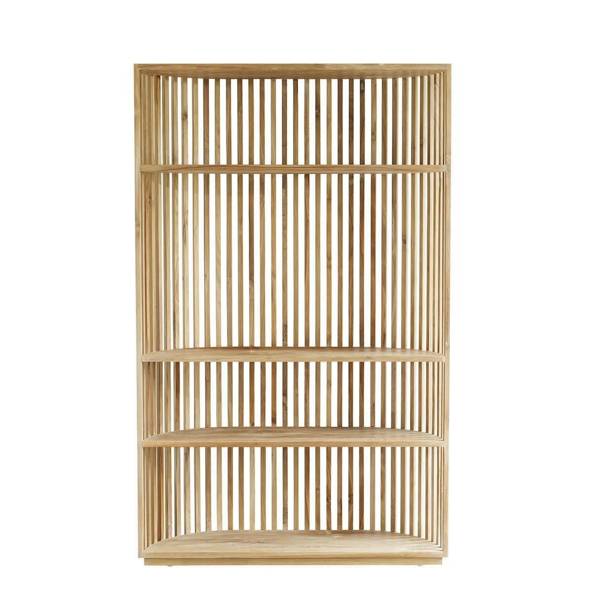 VICTORIA - Bibliothèque en teck massif