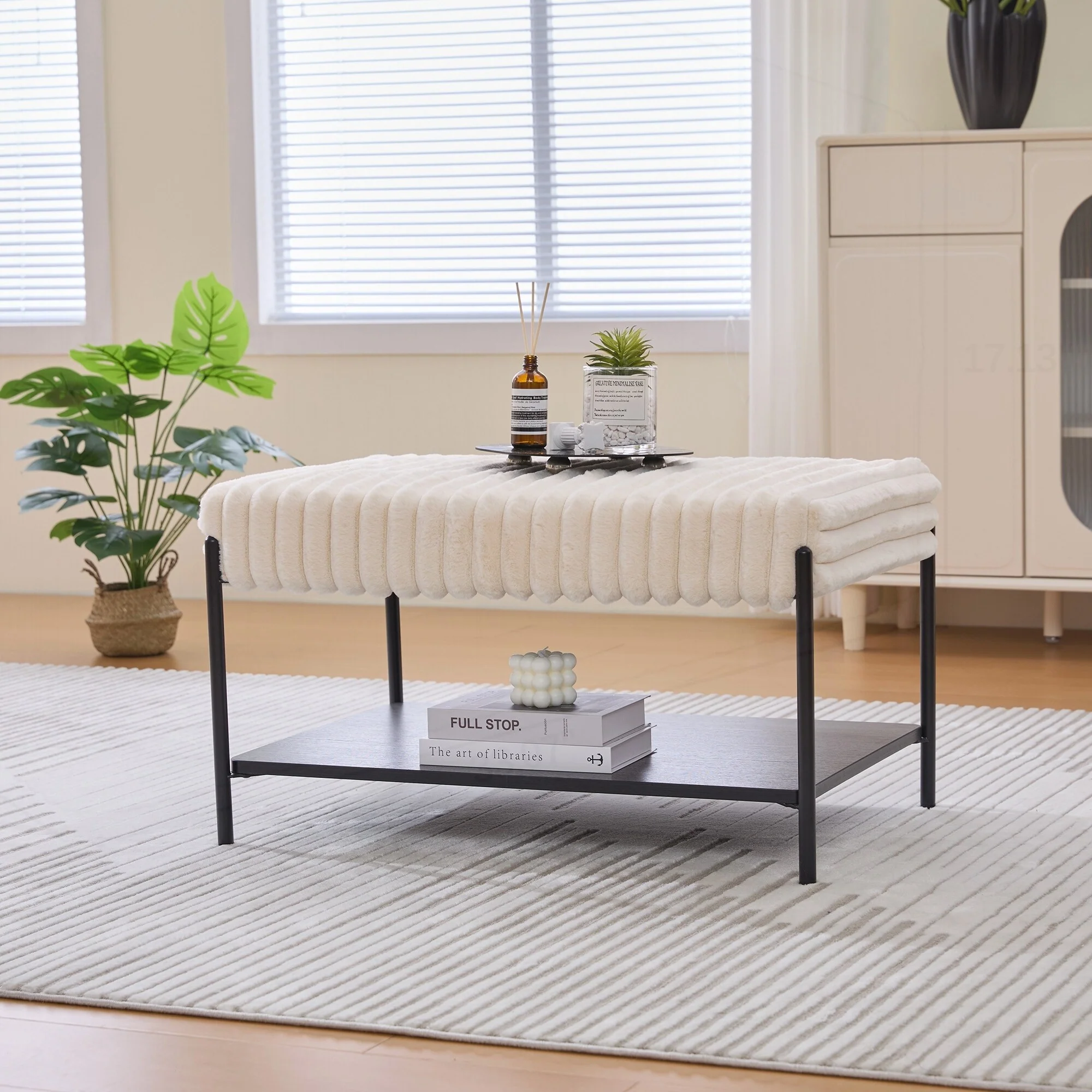 30.7Wide Upholstered Ottoman