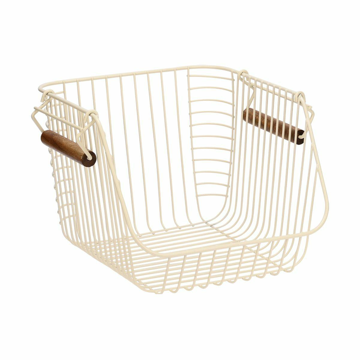 Koszyk organizer druciany uniwersalny metalowy 26,5 x 29,5 x 21,5 cm