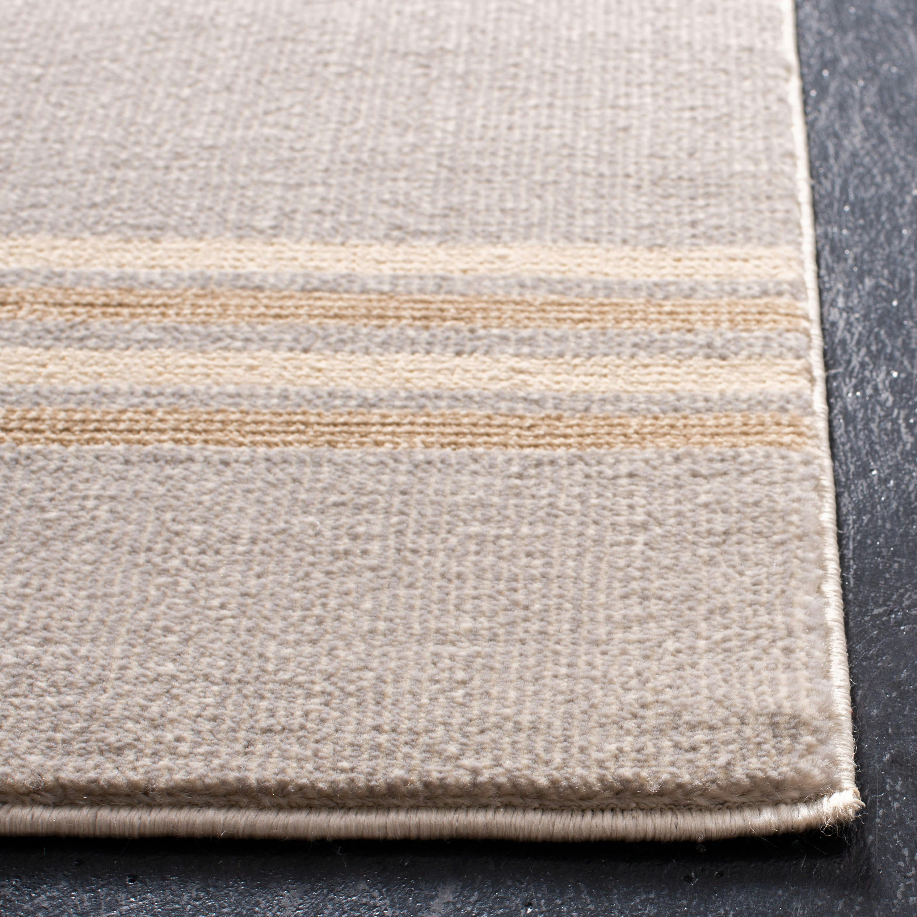 ORWELL - Tapis de salon interieur en gris & gris charbon, 160 x 231 cm