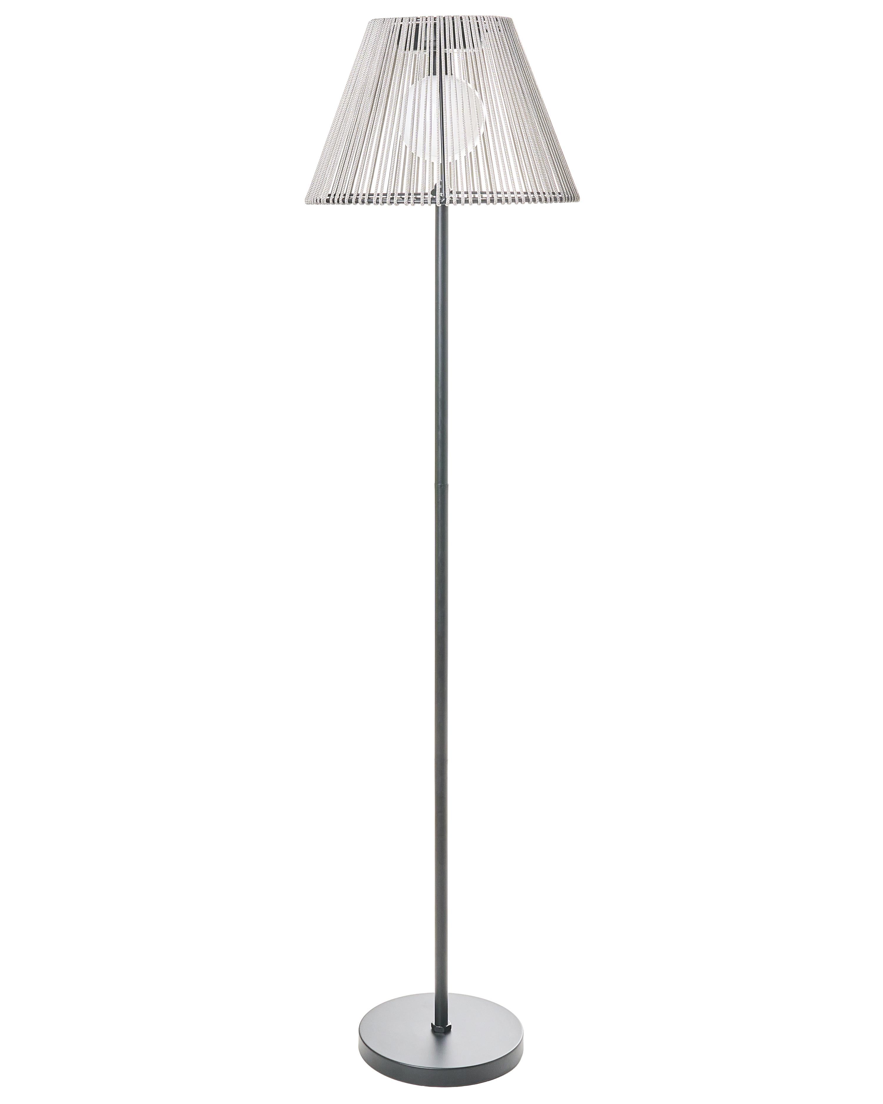 Solar Outdoor LED Floor Lamp LUETE Grey