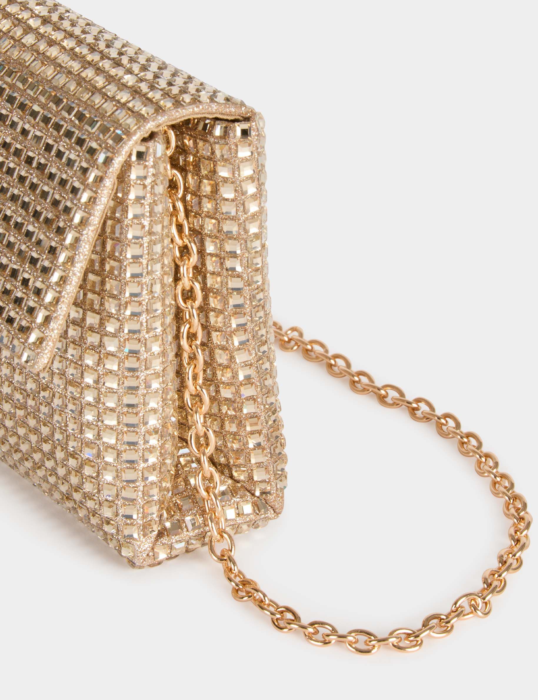 Sparkly Clutch Gold Yellow Women