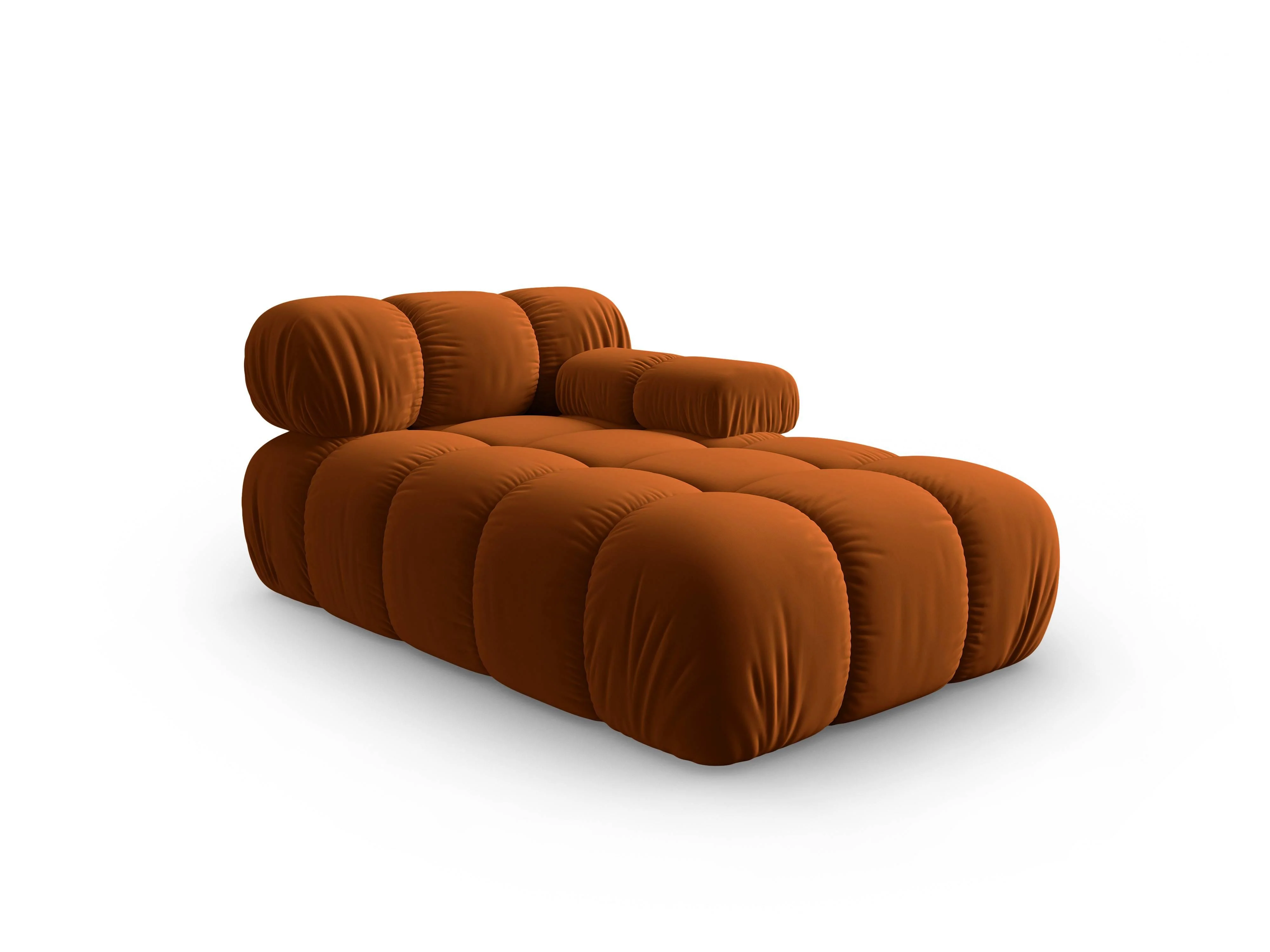 Modulair-chaise longue Tropea rechts velvet