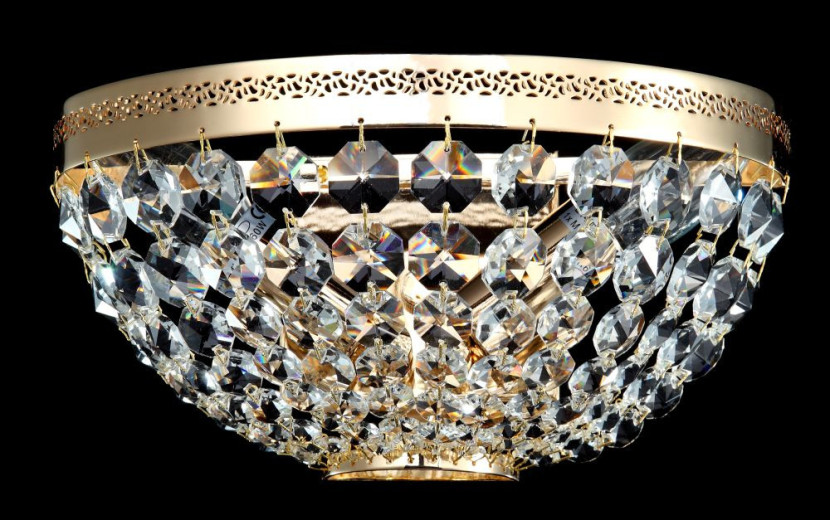 Kinkiet mosiężno-złoty OTTILIA 2xE14x60W wym:13x25x13cm IP20 Maytoni