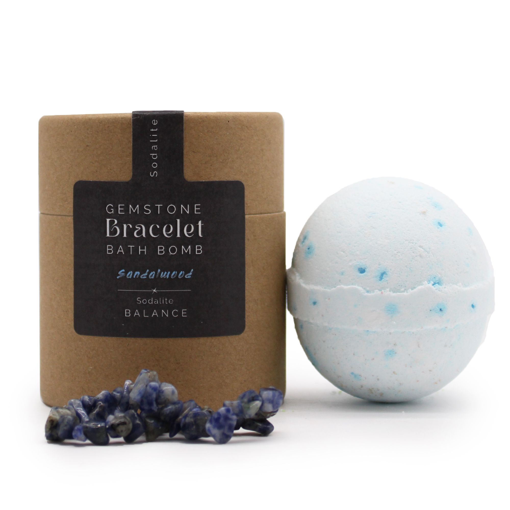 KDMD Sodalite Gem Bracelet Bath Bomb