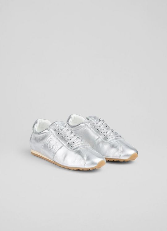 Spring SilverLeather Trainers