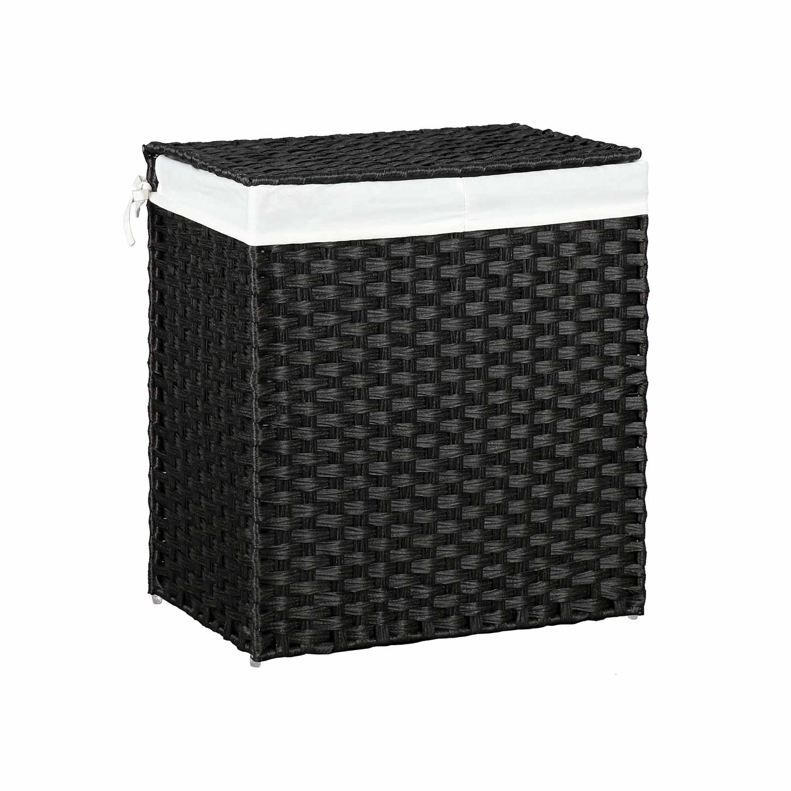 Panier à linge 2 compartiments pliable