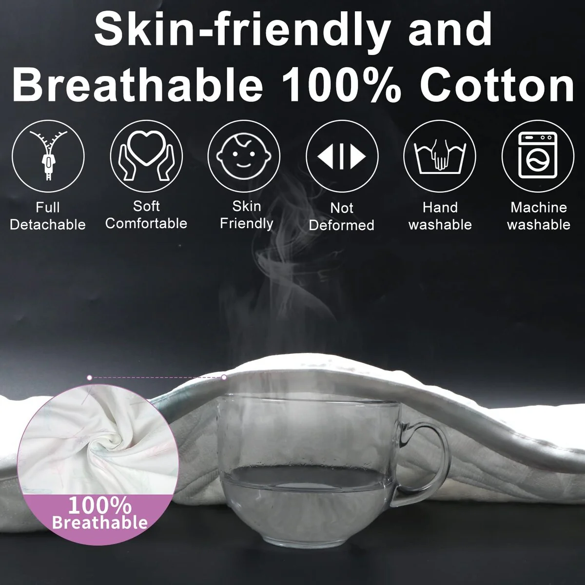 Mamibaby Baby Lounger Cover,100% Cotton Breathable Soft Newborn Lounger Cover, Portable Lightweight Adjustable Infant Floor Seat