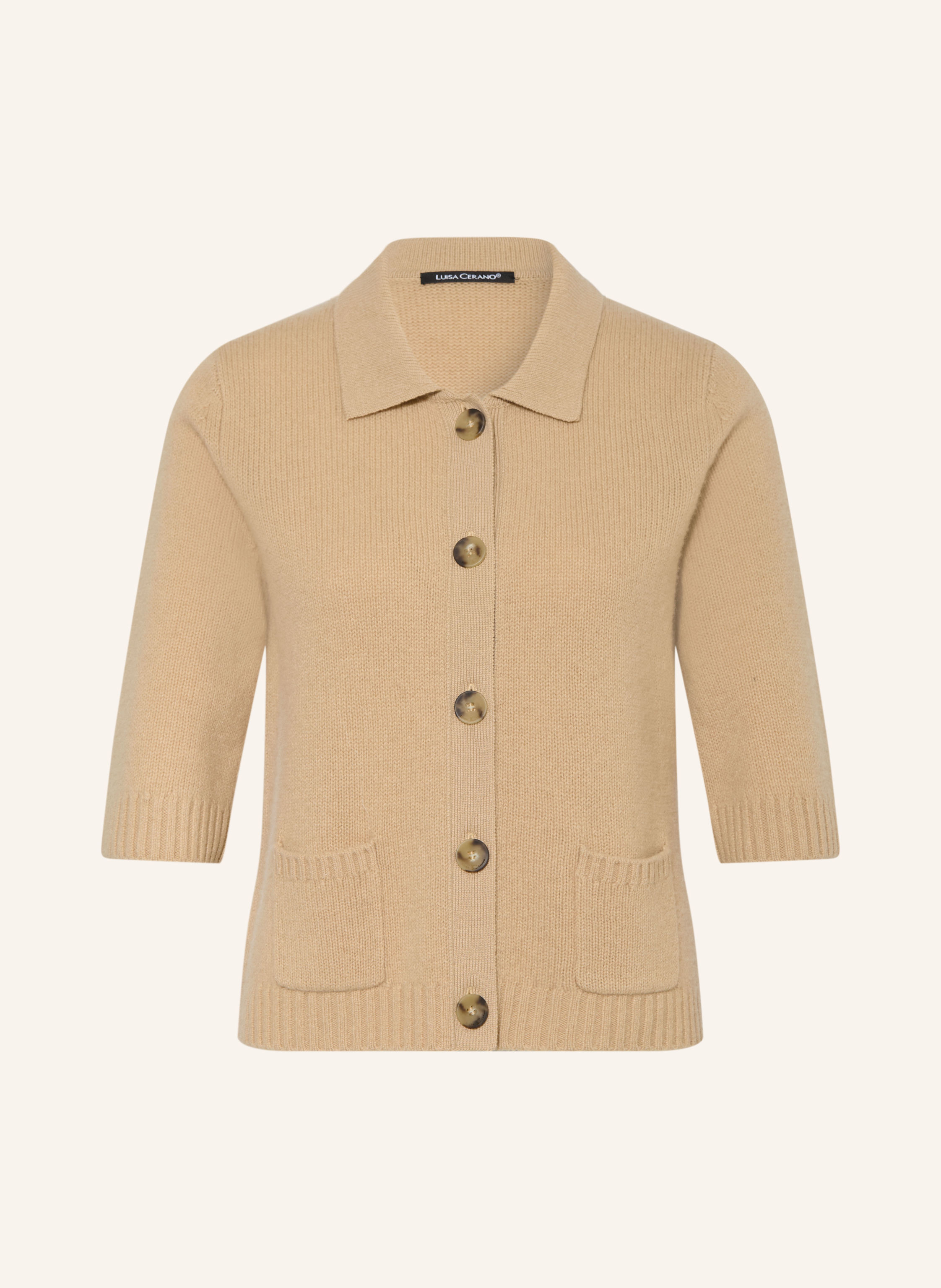 LUISA CERANO Strickjacke mit 3/4-Arm