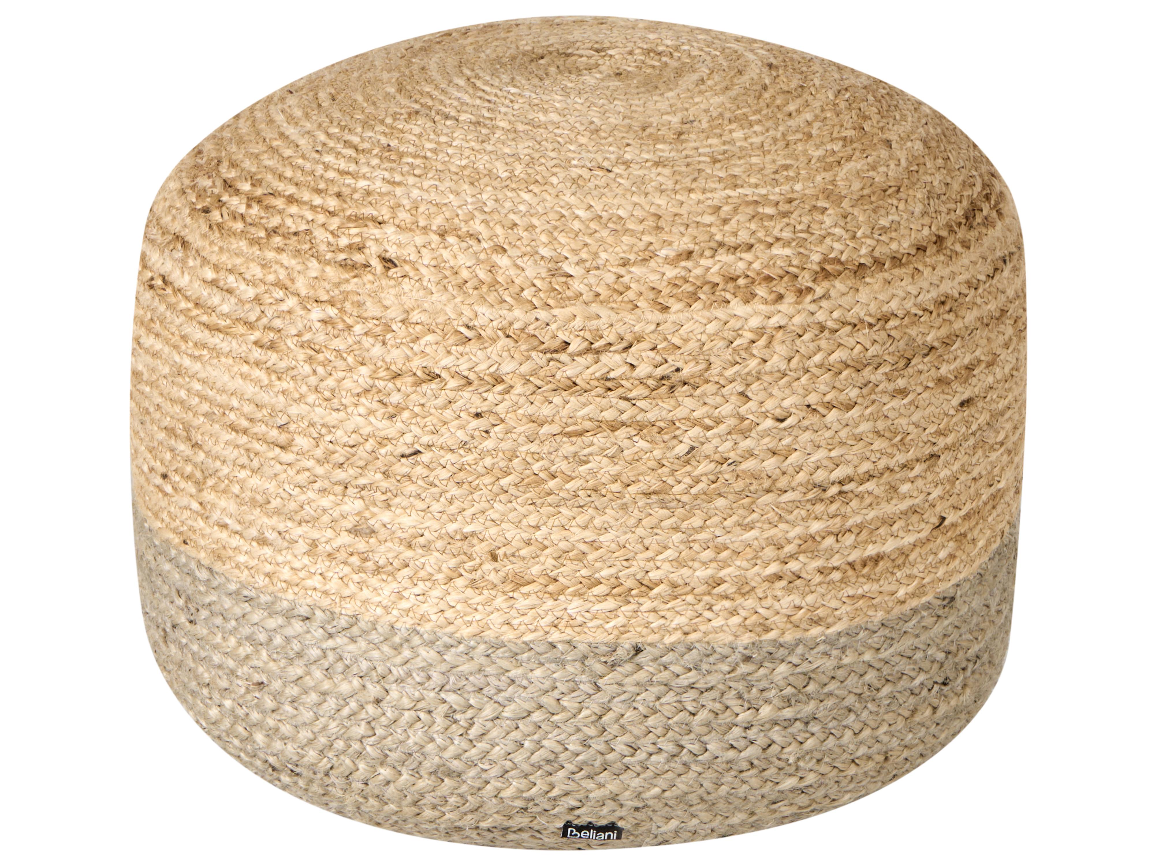 Pouffe DUKI Jute Taupe