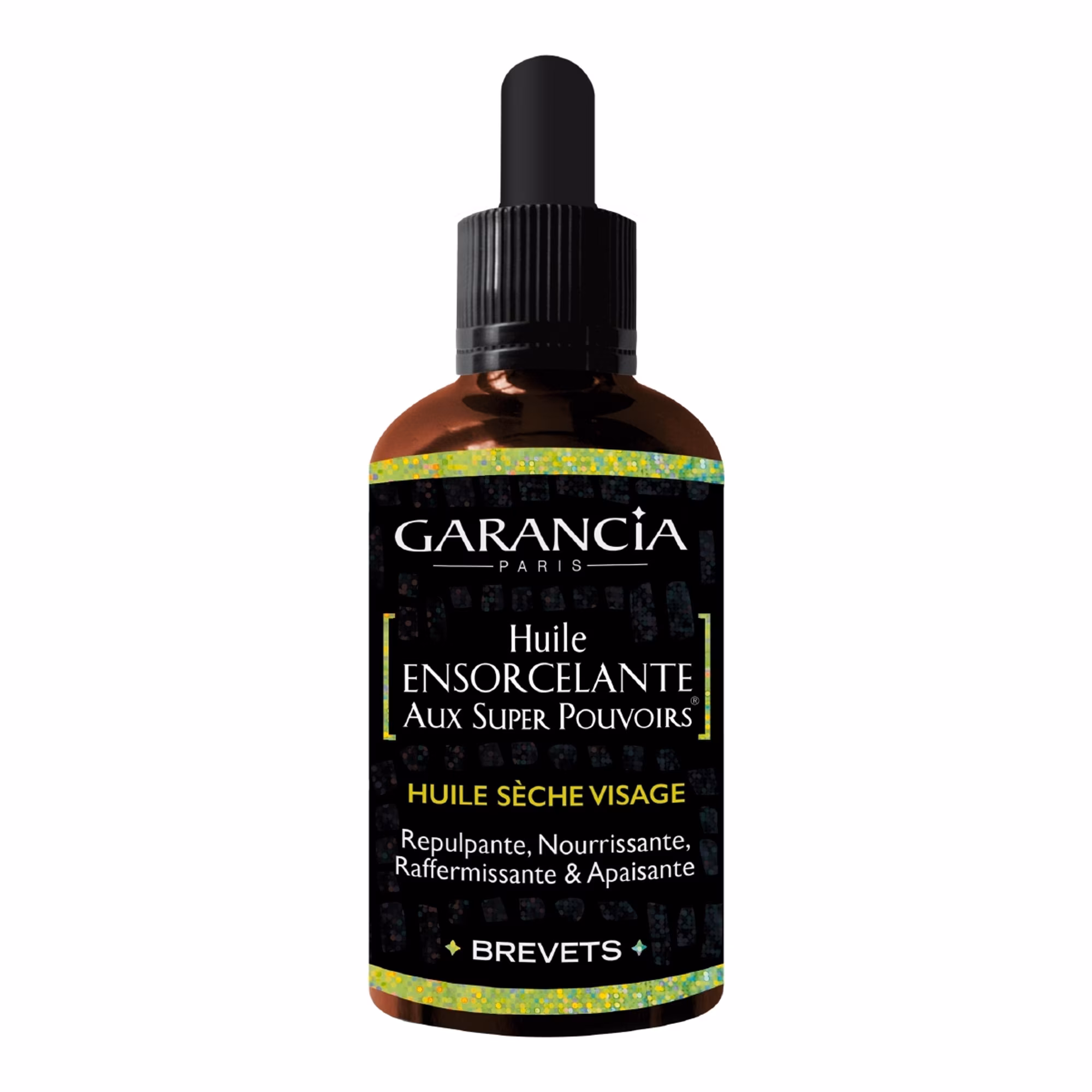 HUILE ENSORCELANTE AUX SUPER POUVOIRSHuile sèche visage repulpante,nourissante,raffermissante & apaisante