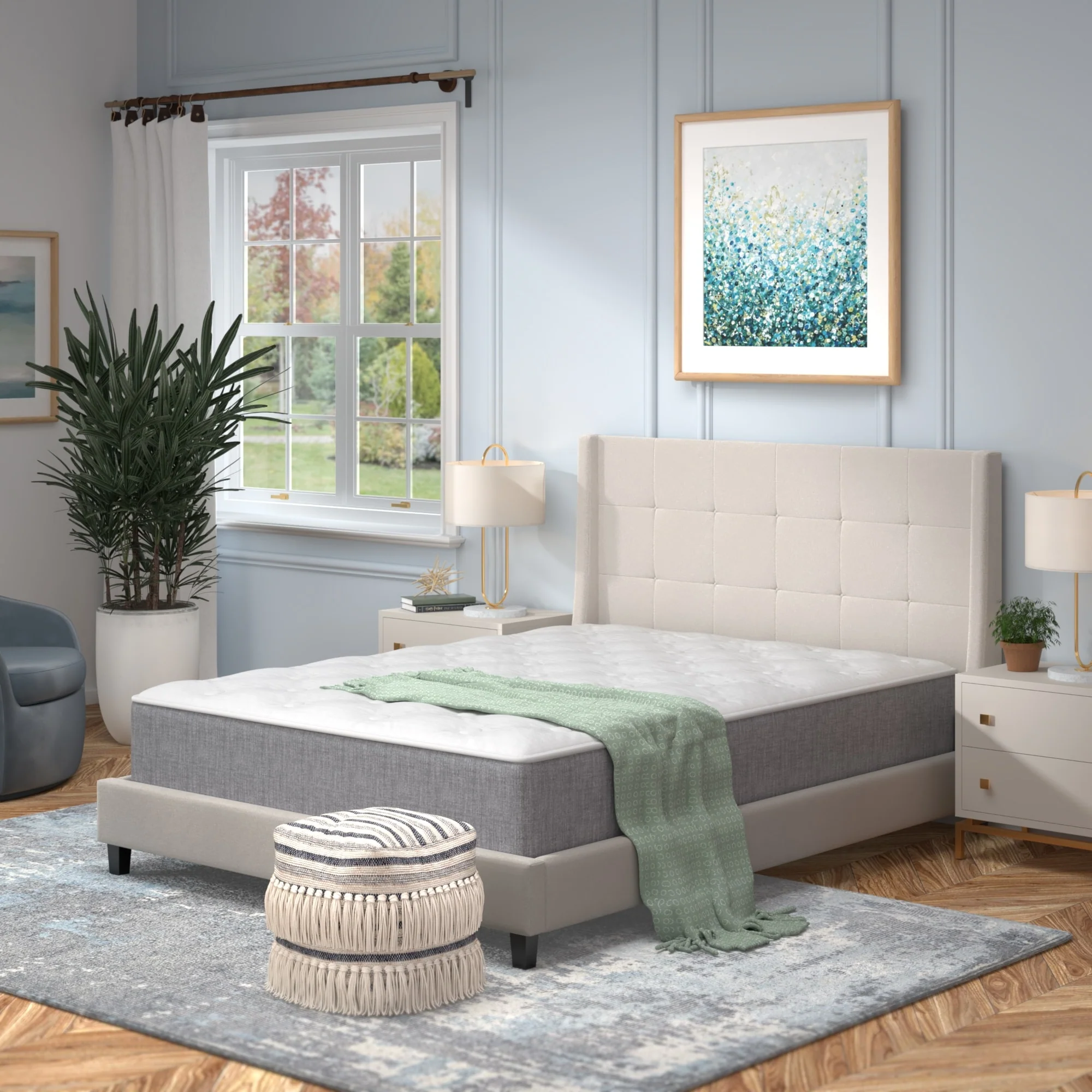 Select Luxury Medium Firm 12-inch Gel Foam Quilted Hybrid Mattress