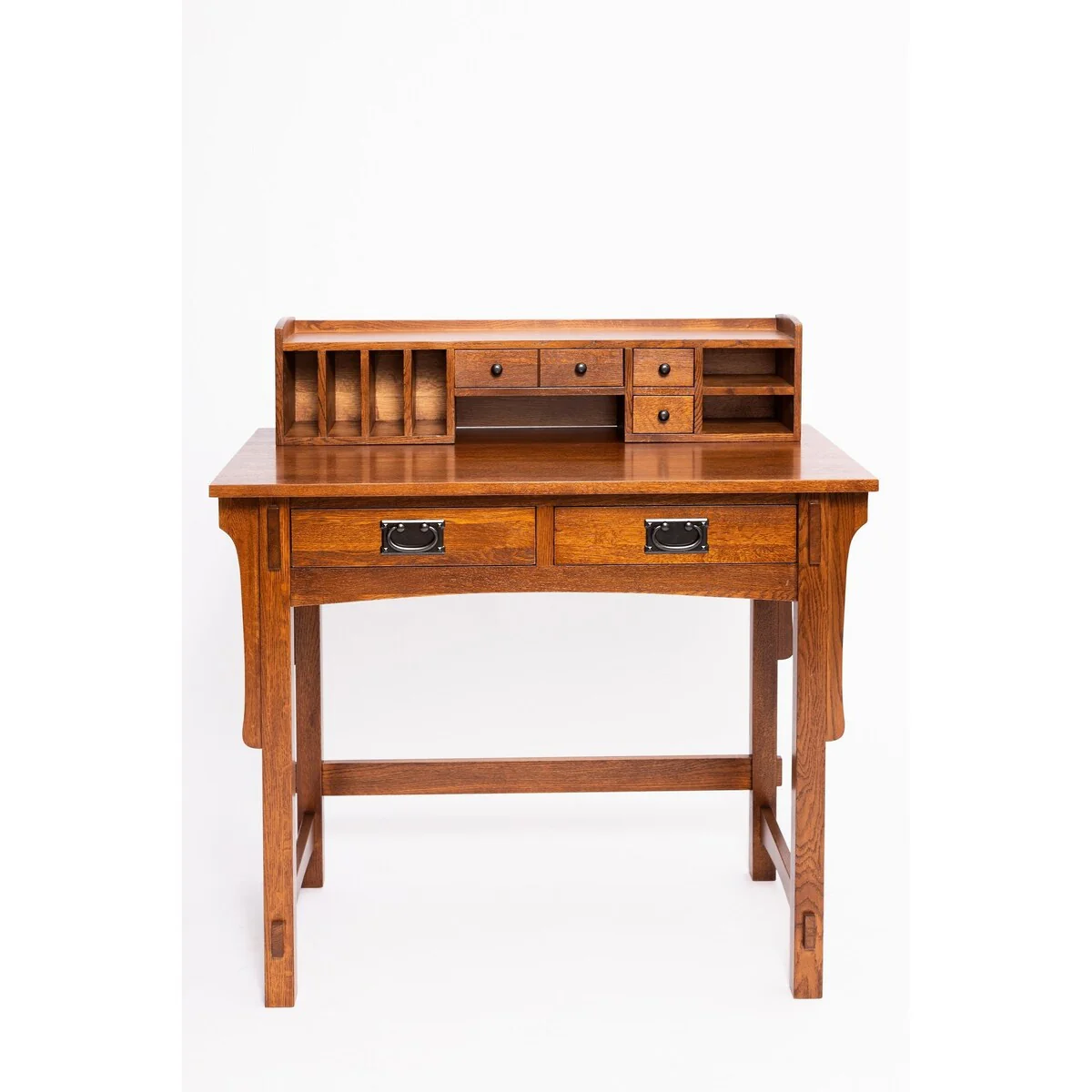 Mission Style Library Table with Removable Organizer