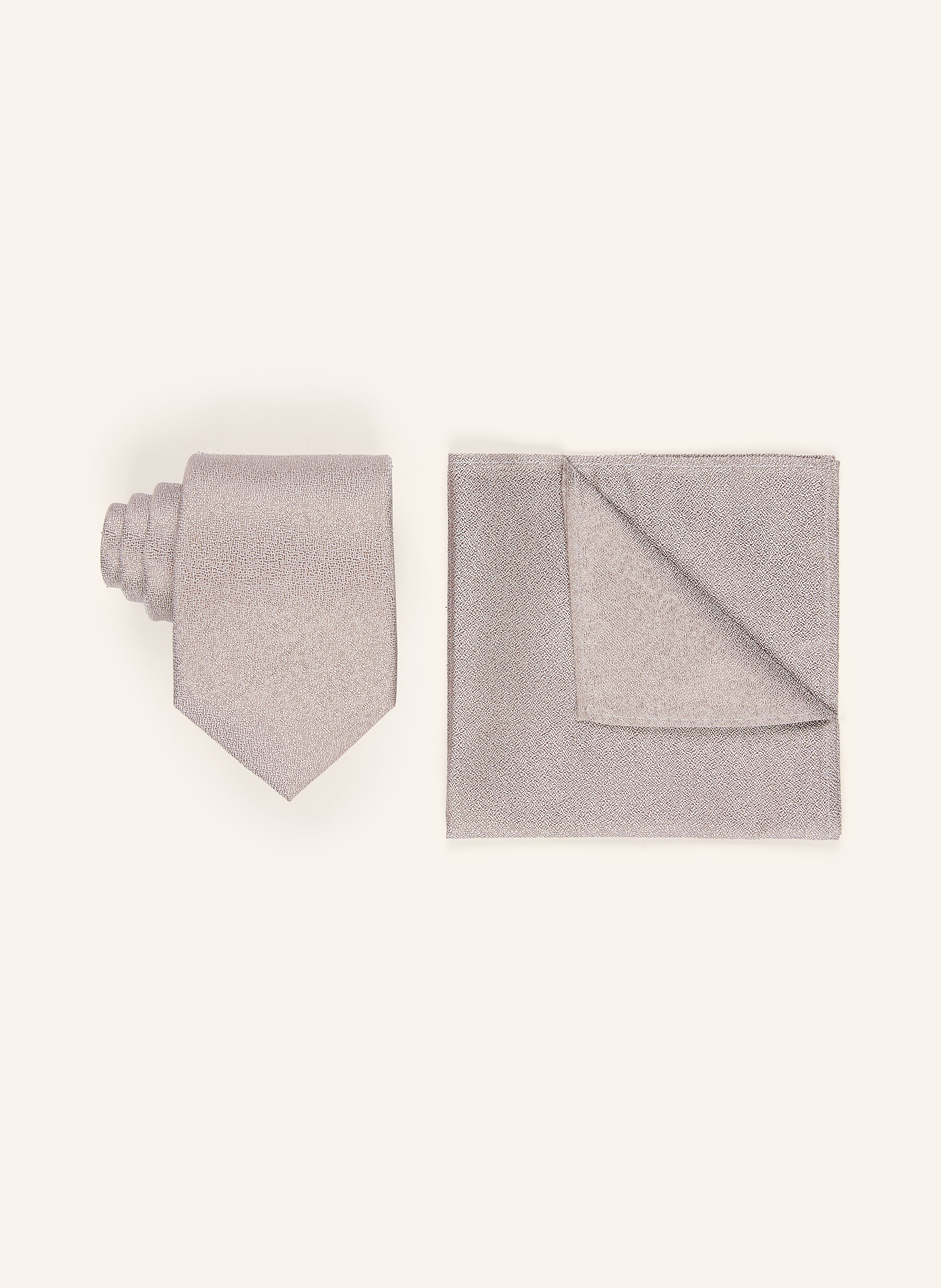 Sterlington Set: Einstecktuch und Krawatte