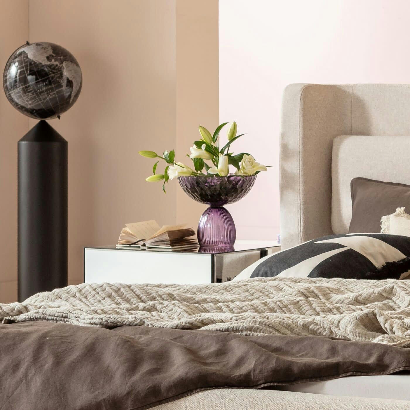 DUETTO - Vase Duetto violet 23cm Kare Design