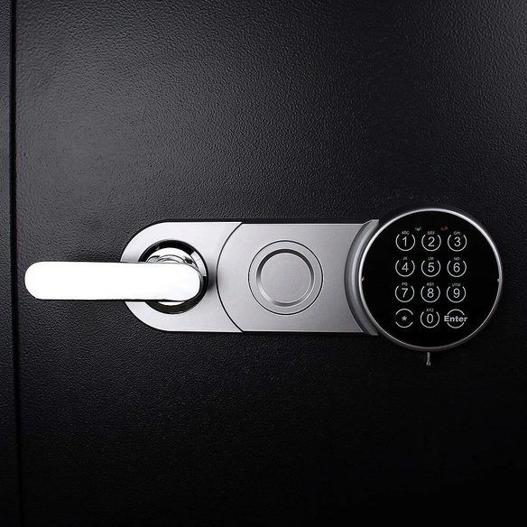 Tresor »Sydney«, anthrazit, Stahl, (B x H:) 56,5 x 97 cm