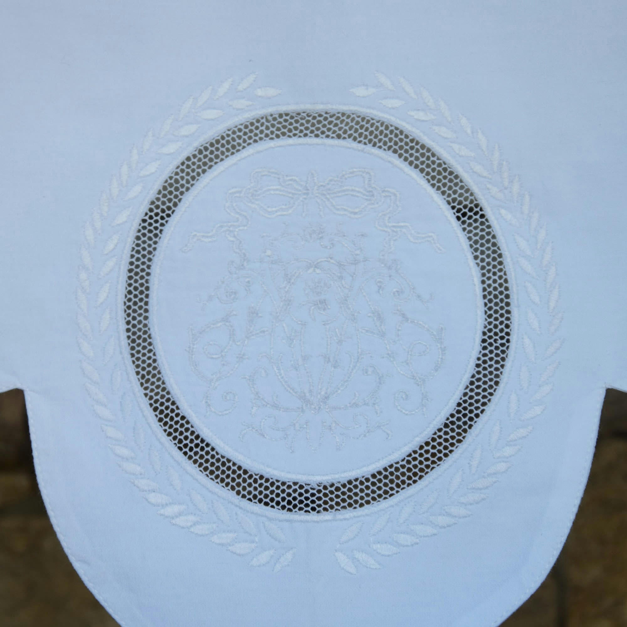 LA BAULE - Cantonnière avec monogramme 60X27 CM