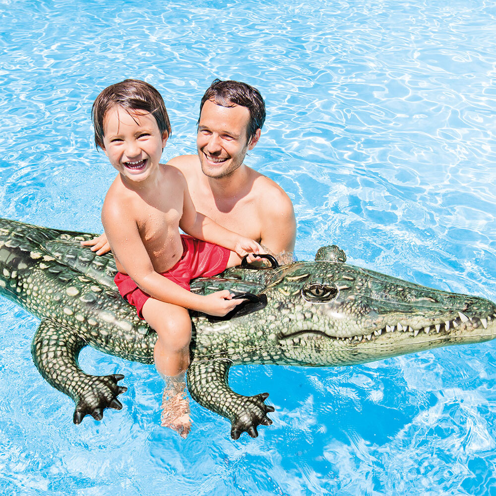Alligator gonflable