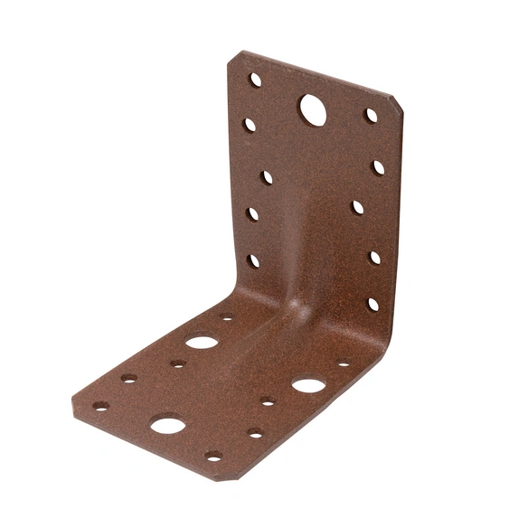 Schwerlast-Winkelverbinder mit Sicke, BxHxL: 90 x 65 x 90 mm, Stahl, 25 Stück