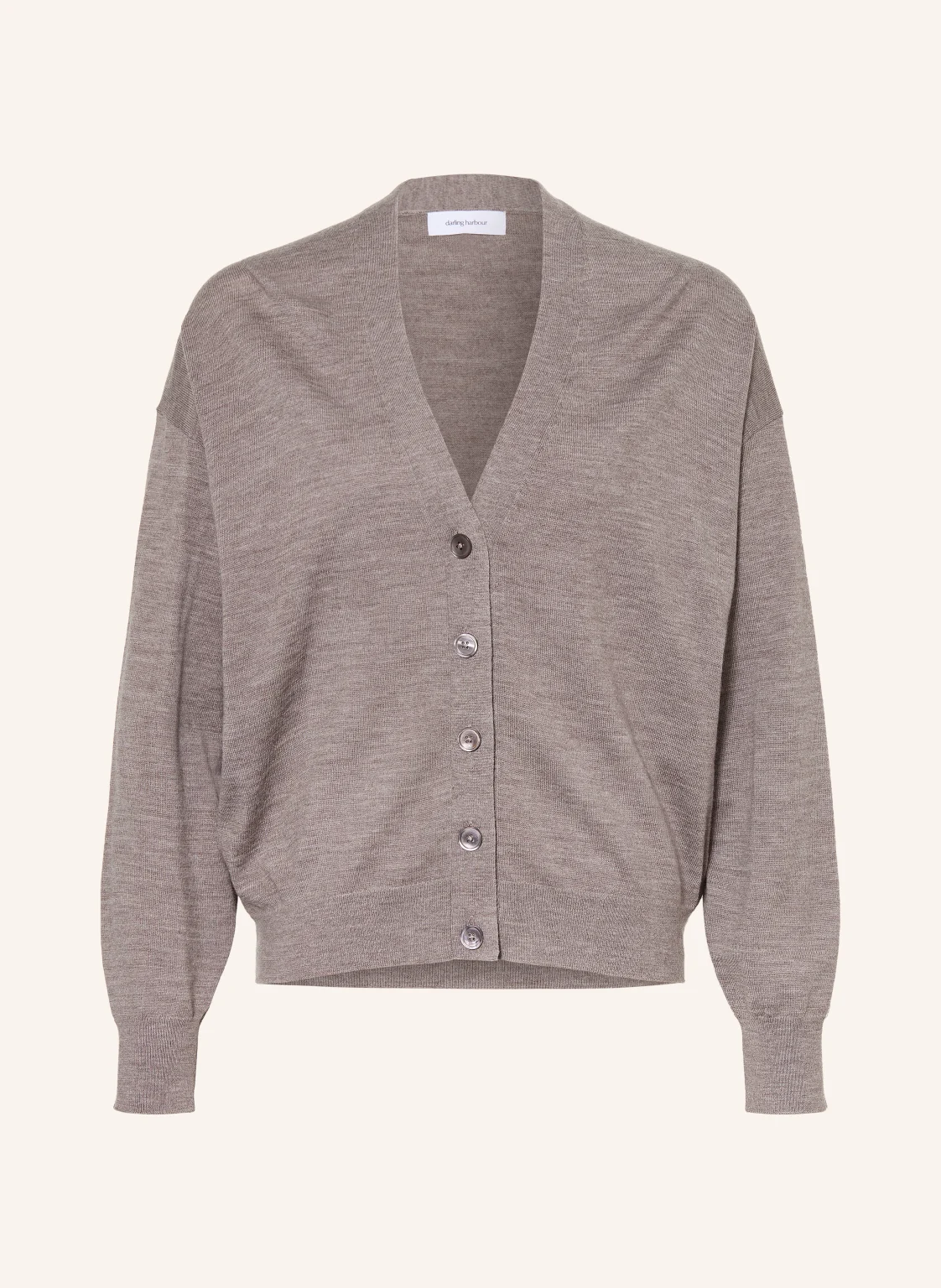 darling harbour Strickjacke aus Merinowolle