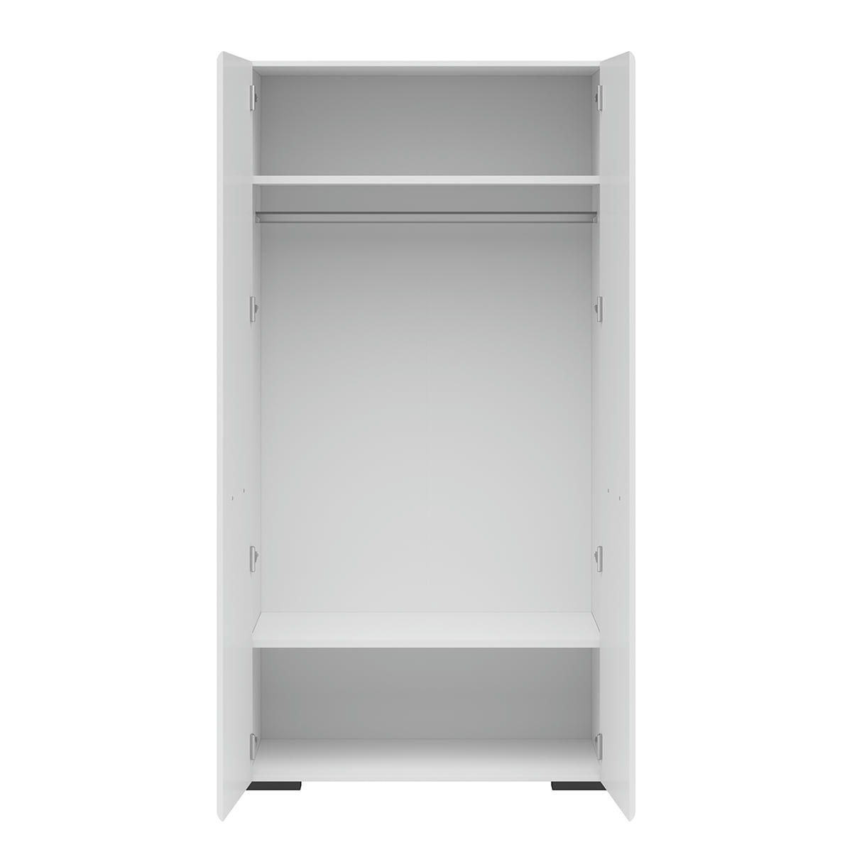 - Armoire 2 portes blanc