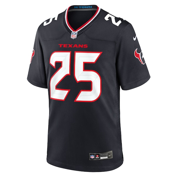 Russ Yeast Houston Texans Nike Team Game Jersey -  Navy