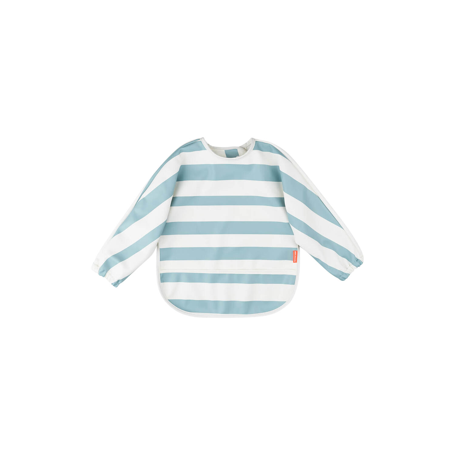 Hagesm&aelig;k med &aelig;rmer og lomme, stripes blue