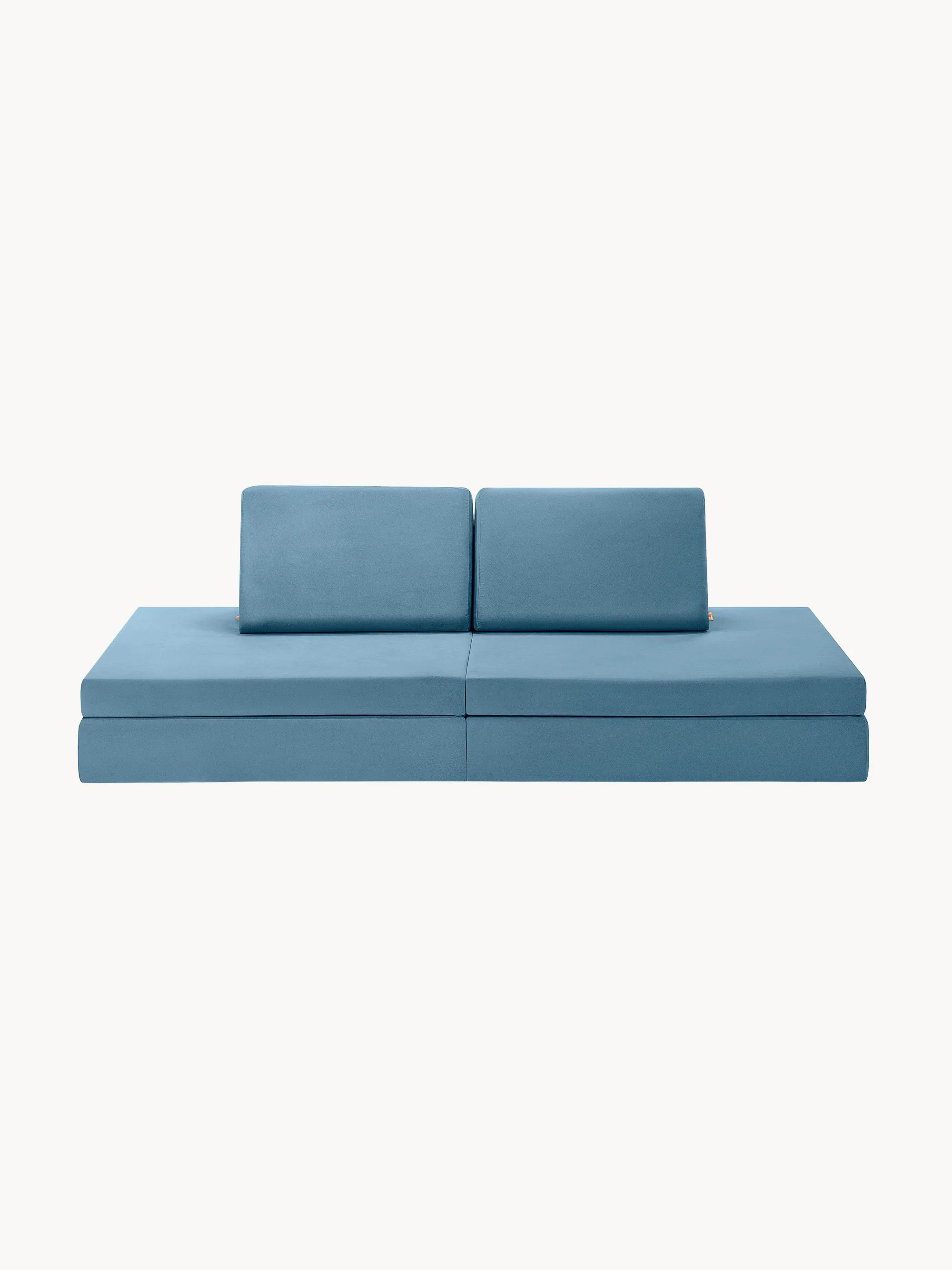 Modulares Samt-Spielsofa Mila, handgefertigt