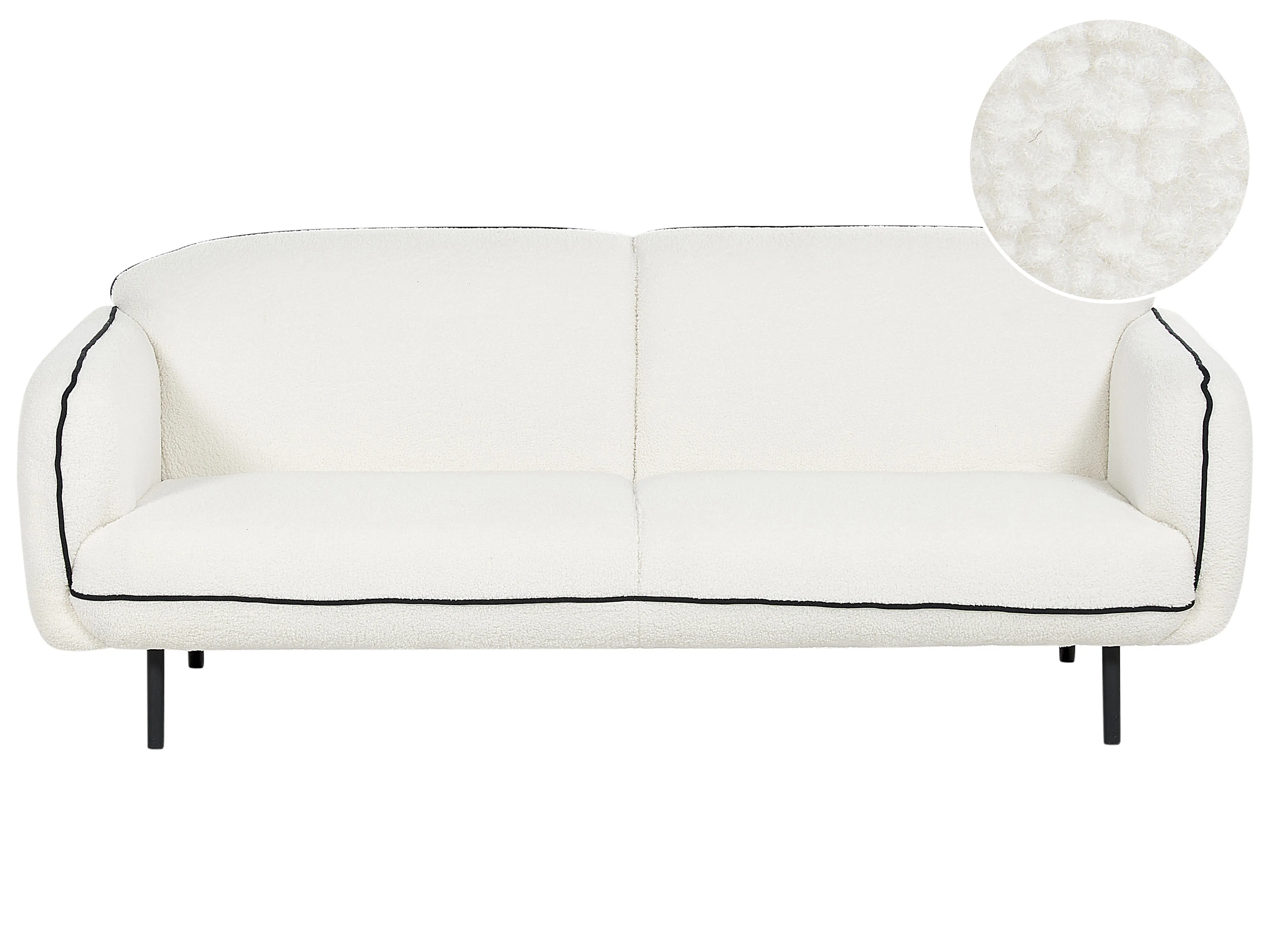 Sofa 3 Seater TONSBERG Boucle White