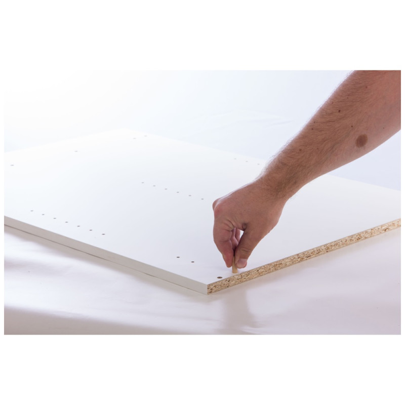 Tourillon en bois Ø 8 x 40 mm 25 pièces TEKNIBOX