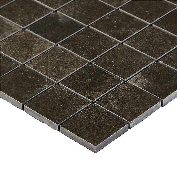 Mosaïque anthracite 30x30cm Kontainer