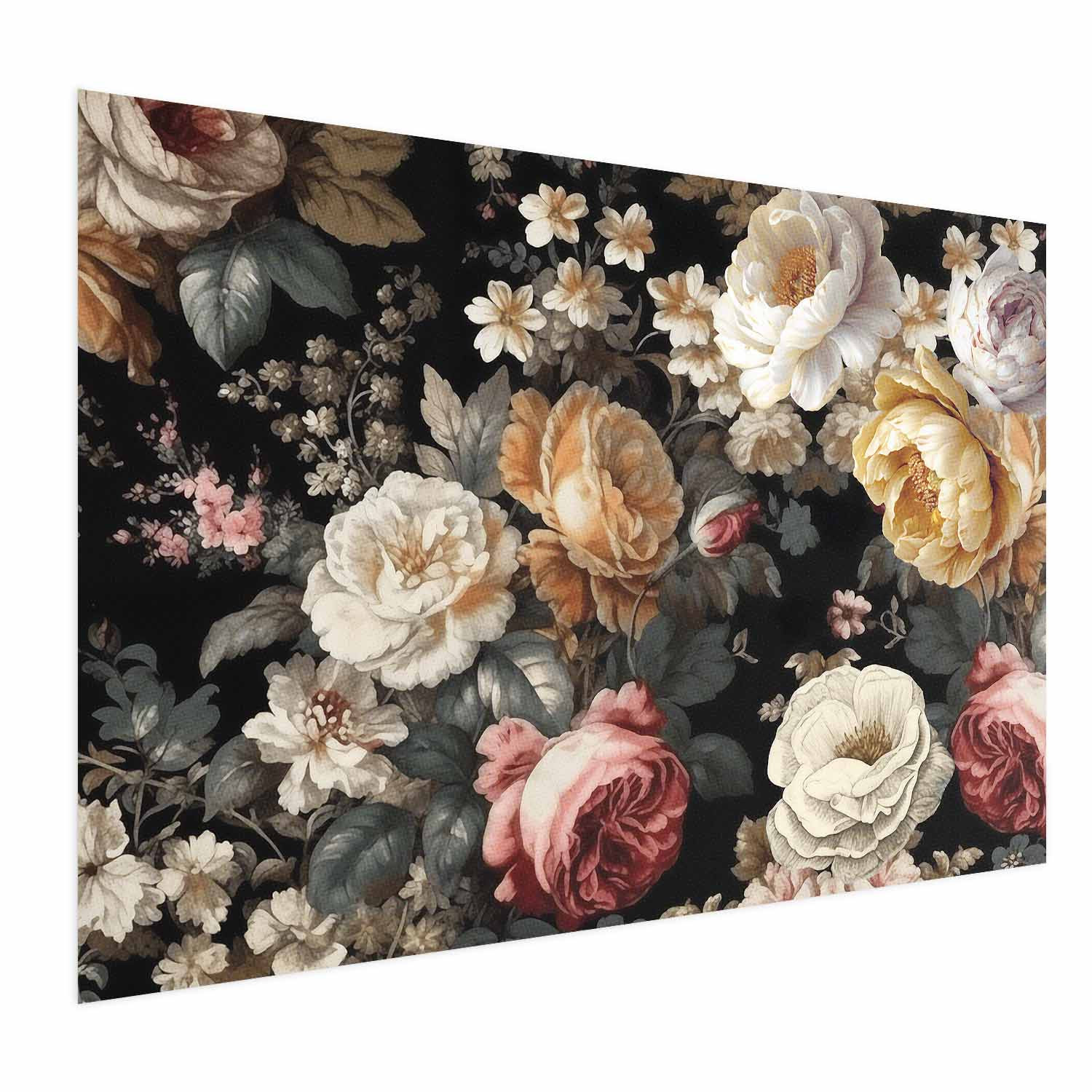 Plakat Kolorowe kwiaty 30x21 cm