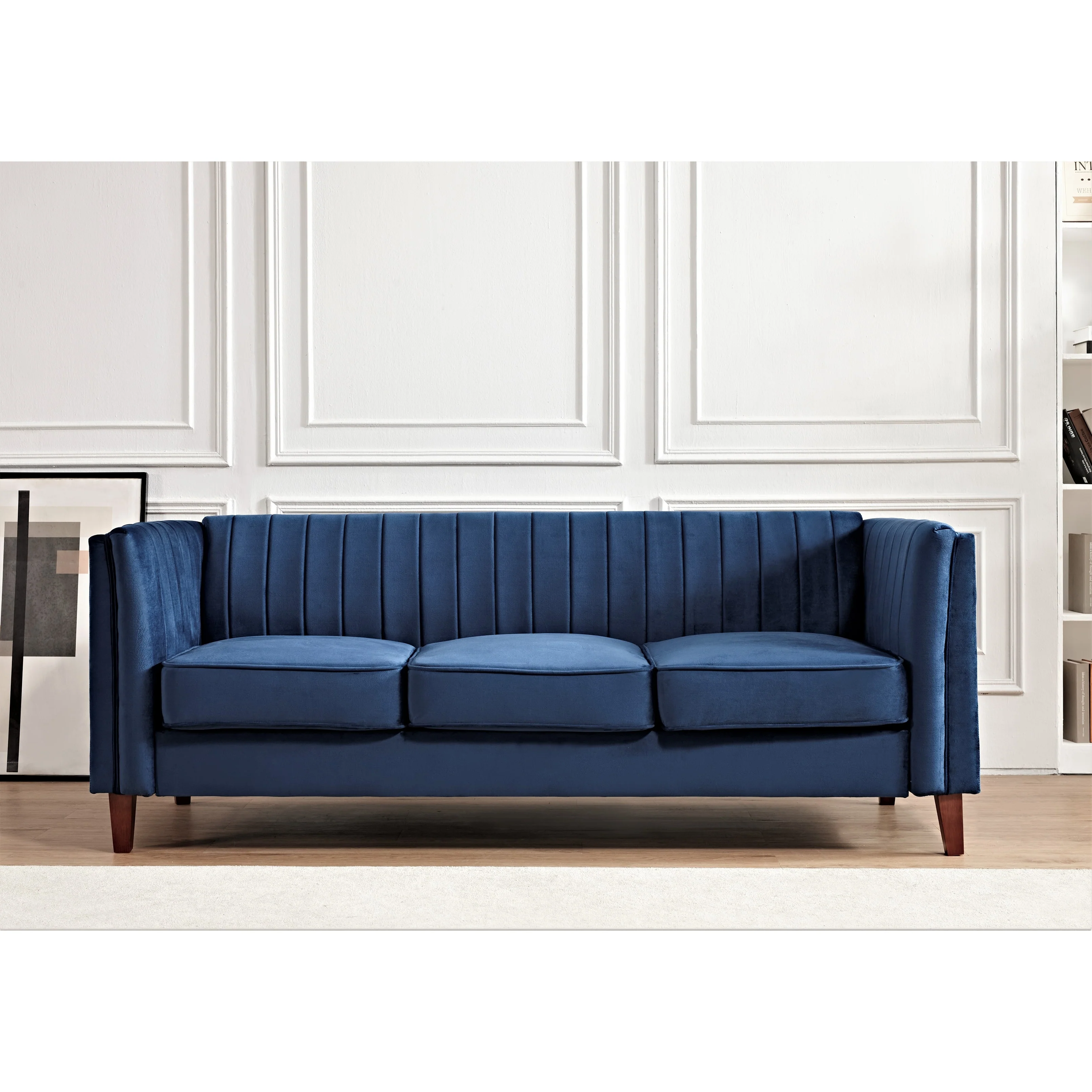 Line Tufted Square Design Sofa