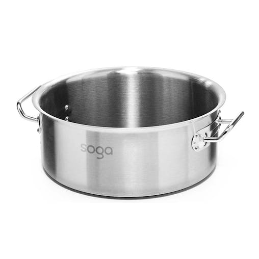 SOGA 14L & 83L Stainless Steel Stock Pot - Top-Grade 18/10 Stockpot