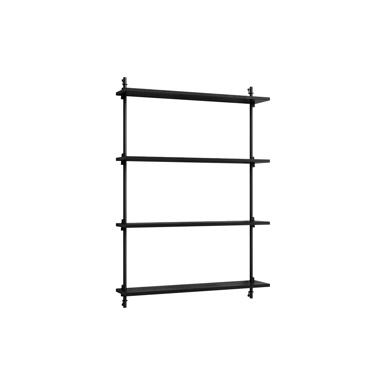 Wall Shelving Medium, black/black