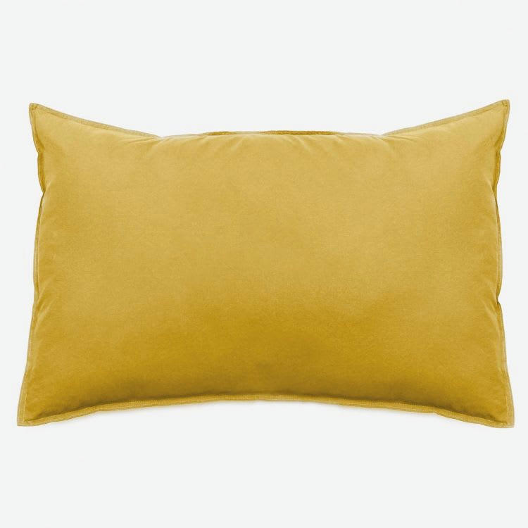 PALACE - Taie D'oreiller en Coton Jaune 50x70 cm