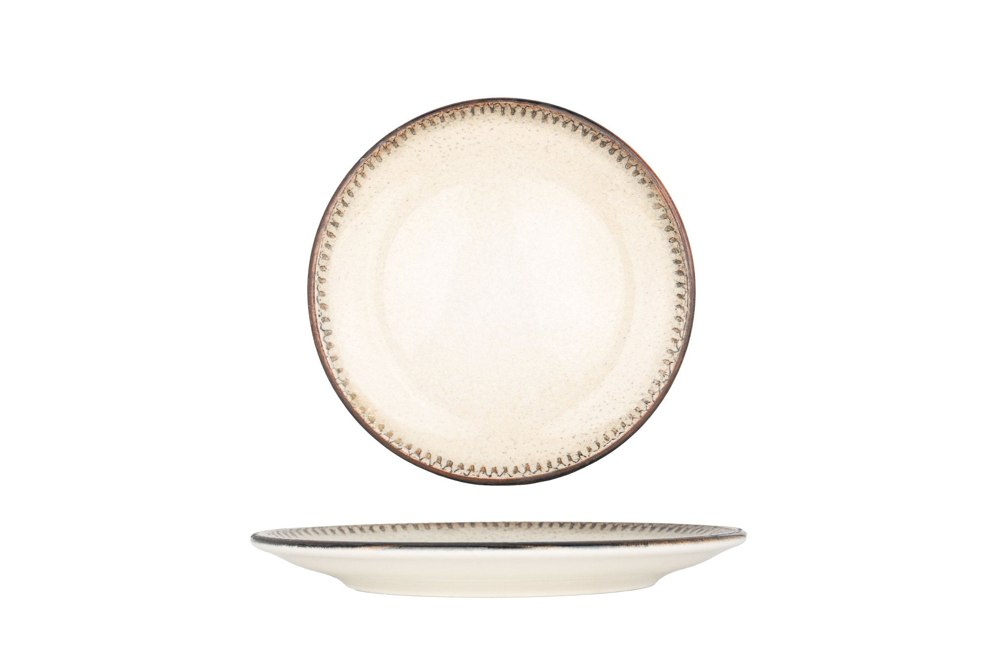 Bonna Gebaksbord - Cortado - Porselein - 19 cm - set van 6