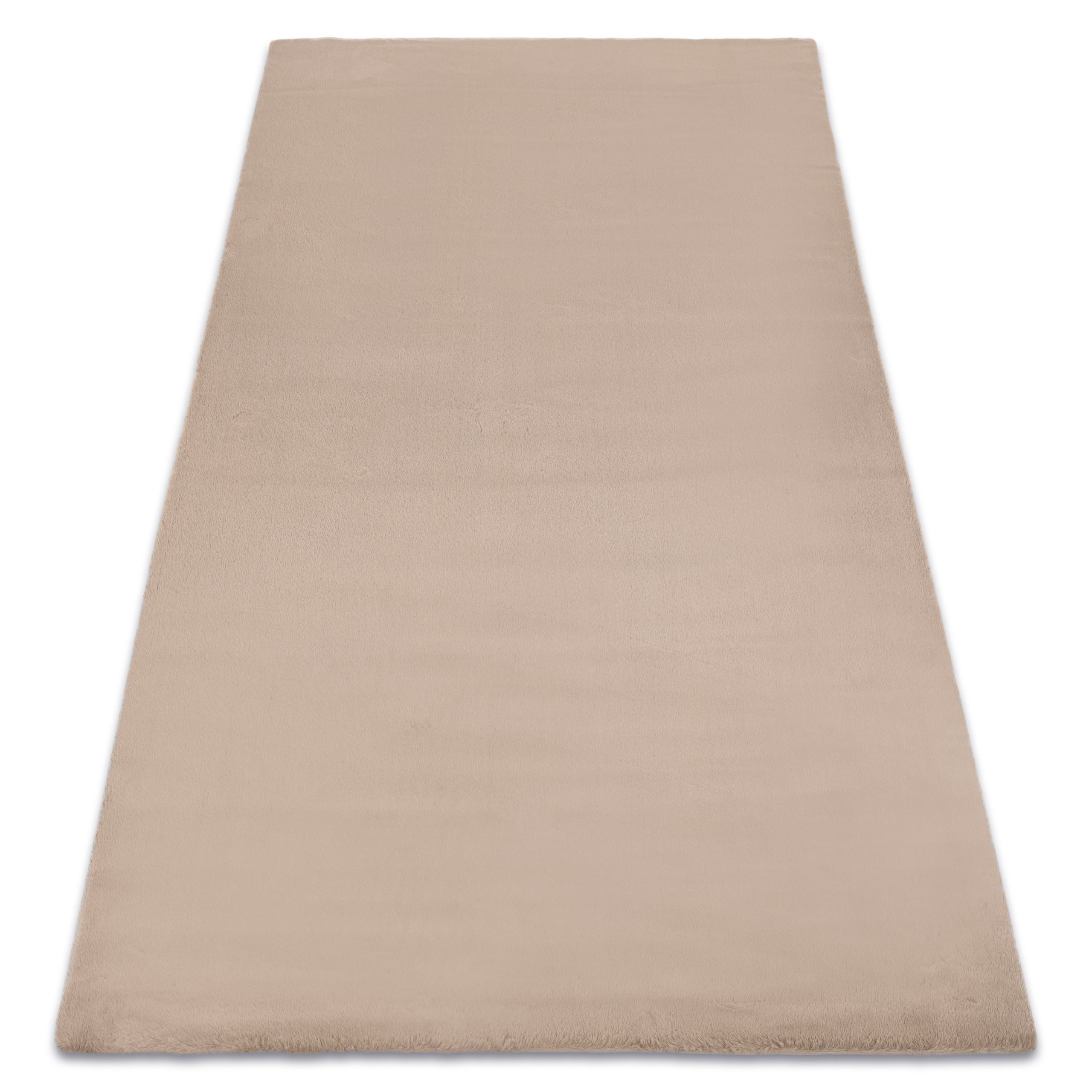 Dywan BUNNY taupe beż IMITACJA FUTRA KRÓLIKA 60x100 cm