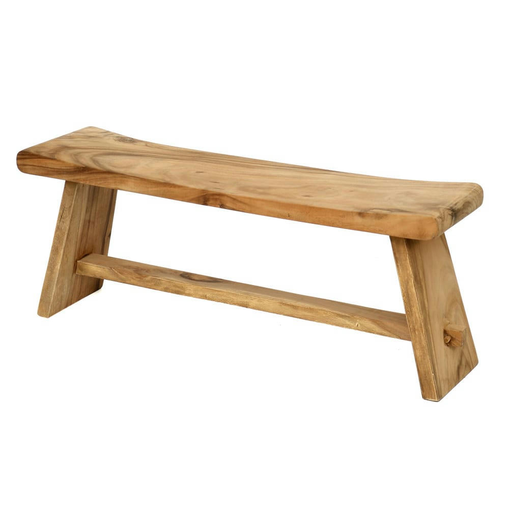 SUAR - Banc en bois suar naturel L120