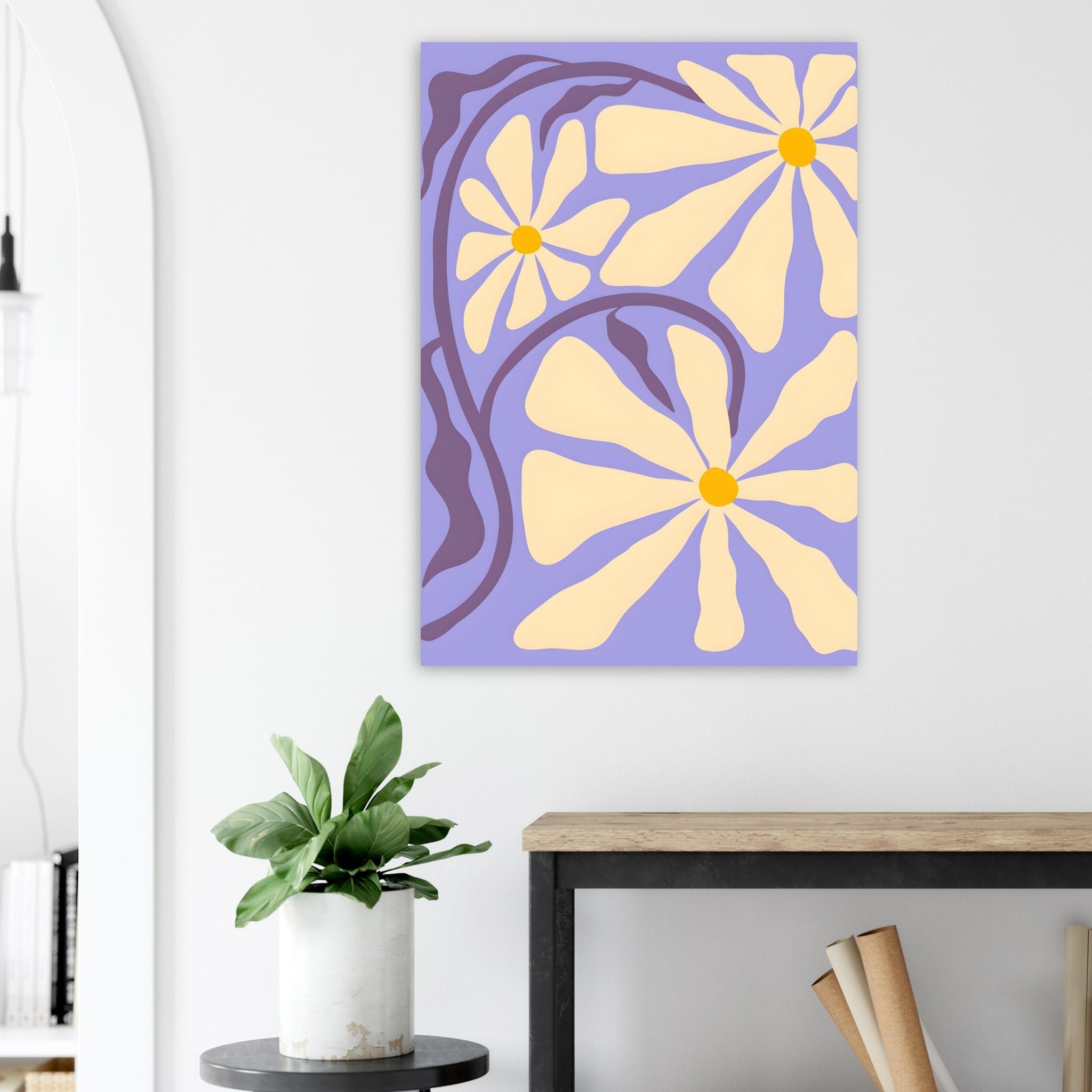 Artfulprints Poster Matisse – Essence of bloom  - 70x100 cm - Paars
